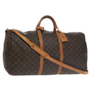 LOUIS VUITTON Monogram Keepall Bandouliere 60 Boston Bag M41412 LV Auth 103163-1