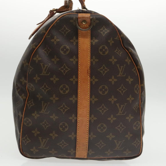 LOUIS VUITTON Monogram Keepall Bandouliere 60 Boston Bag M41412 LV Auth 103163