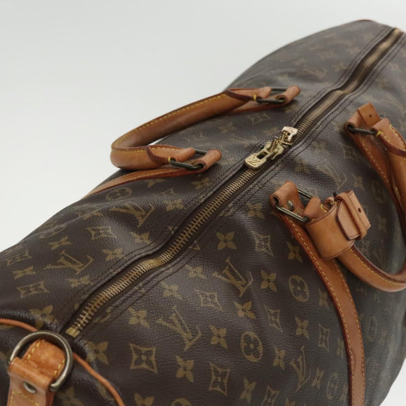LOUIS VUITTON Monogram Keepall Bandouliere 60 Boston Bag M41412 LV Auth 103163