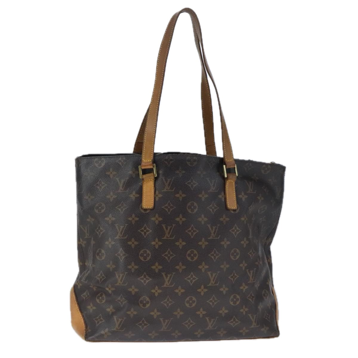 LOUIS VUITTON Monogram Cabas Mezzo Tote Bag M51151 LV Auth 103184