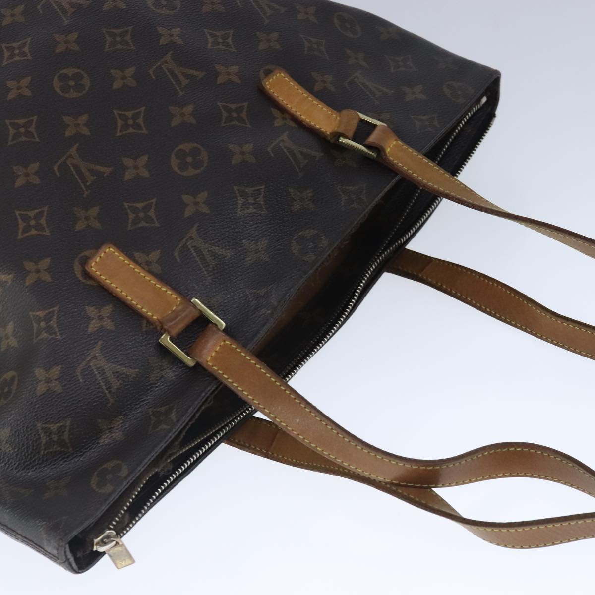 LOUIS VUITTON Monogram Cabas Mezzo Tote Bag M51151 LV Auth 103184