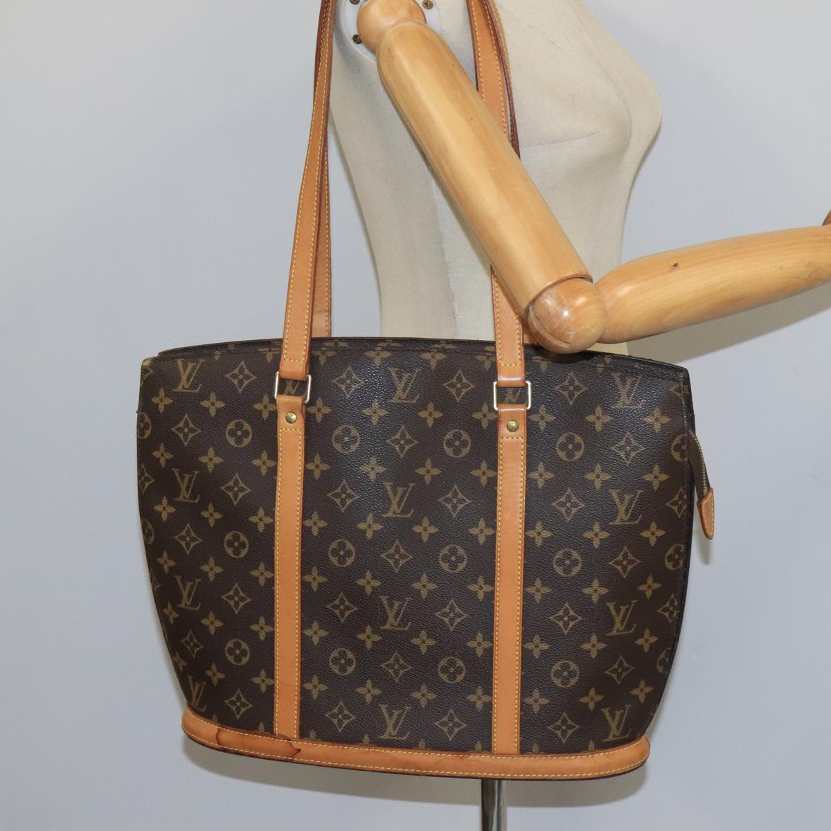 LOUIS VUITTON Monogram Babylone Tote Bag M51102 LV Auth 103185