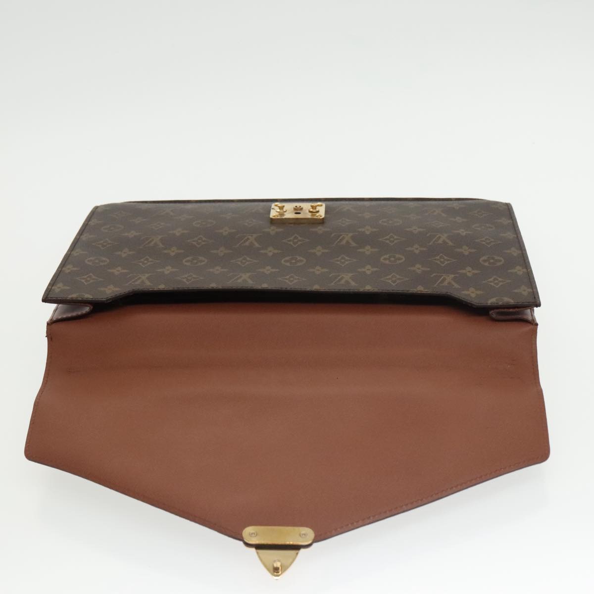 LOUIS VUITTON Monogram Porte Documents Bandouliere Bag M53338 LV Auth 103187