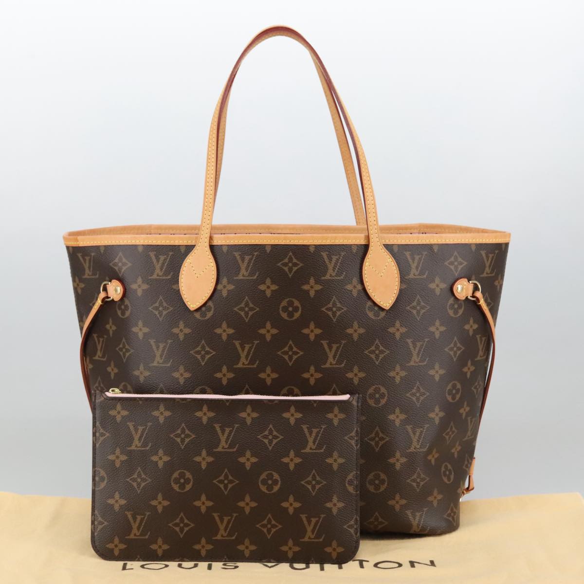 LOUIS VUITTON Monogram Neverfull MM Tote Bag M40156 LV Auth 103188SA