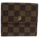 LOUIS VUITTON Damier Ebene Portefeuille Elise Wallet N61654 LV Auth 103195-13