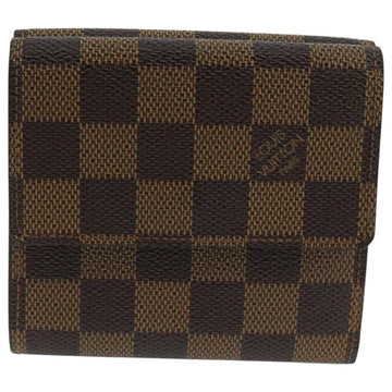LOUIS VUITTON Damier Ebene Portefeuille Elise Wallet N61654 LV Auth 103195 - 0