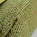 Salvatore Ferragamo Sofia Gancini Hand Bag Straw Leather 2way Green Auth 103207V-8