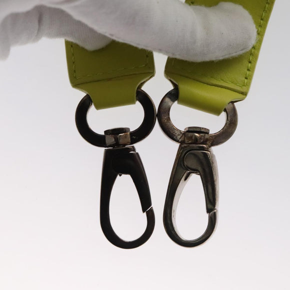 Salvatore Ferragamo Sofia Gancini Hand Bag Straw Leather 2way Green Auth 103207V