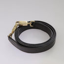 Salvatore Ferragamo Gancini Hand Bag Leather 2way Dark Brown Gold Auth 103214-27