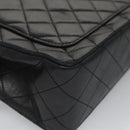 CHANEL Matelasse 25 Chain Valentine Limited Lammleder Schwarz CC Auth 103226SAM-17
