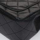 CHANEL Matelasse 25 Chain Valentine Limited Lammleder Schwarz CC Auth 103226SAM-18