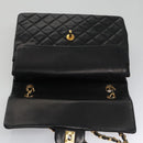 CHANEL Matelasse 25 Chain Valentine Limited Lammleder Schwarz CC Auth 103226SAM-20