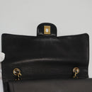CHANEL Matelasse 25 Chain Valentine Limited Lammleder Schwarz CC Auth 103226SAM-21