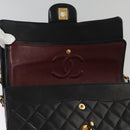 CHANEL Matelasse 25 Chain Valentine Limited Lammleder Schwarz CC Auth 103226SAM-9