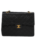 CHANEL Matelasse 25 Chain Valentine Limited Lammleder Schwarz CC Auth 103226SAM-13