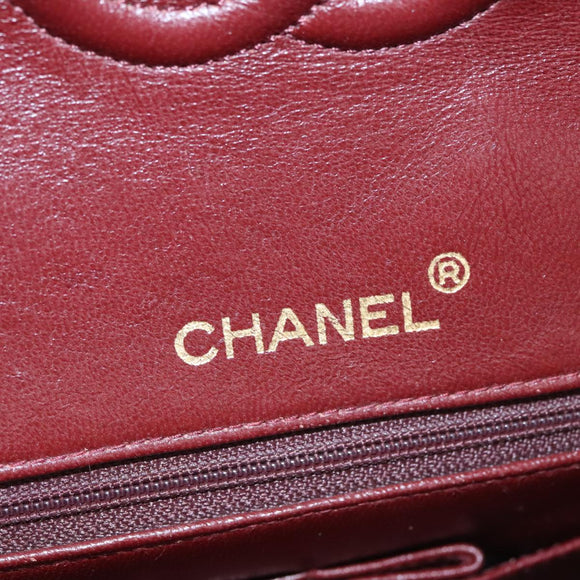 CHANEL Matelasse 25 Chain Valentine Limited Lammleder Schwarz CC Auth 103226SAM