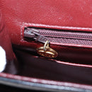 CHANEL Matelasse 25 Chain Valentine Limited Lammleder Schwarz CC Auth 103226SAM-27