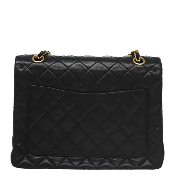 CHANEL Matelasse 25 Chain Valentine Limited Lammleder Schwarz CC Auth 103226SAM