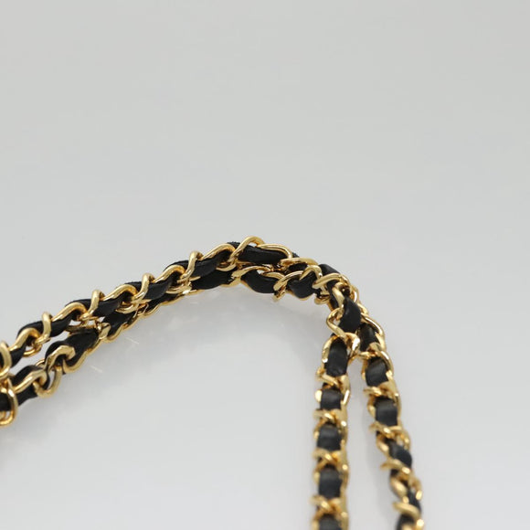 CHANEL Matelasse 25 Chain Valentine Limited Lammleder Schwarz CC Auth 103226SAM