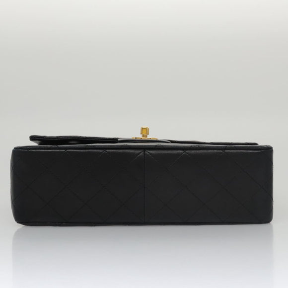 CHANEL Matelasse 25 Chain Valentine Limited Lammleder Schwarz CC Auth 103226SAM