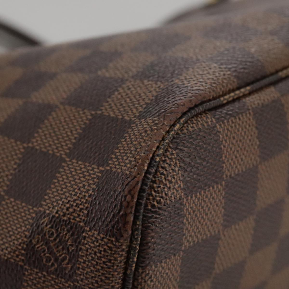 LOUIS VUITTON Damier Ebene Neverfull PM Tote Bag N51109 LV Auth 103236