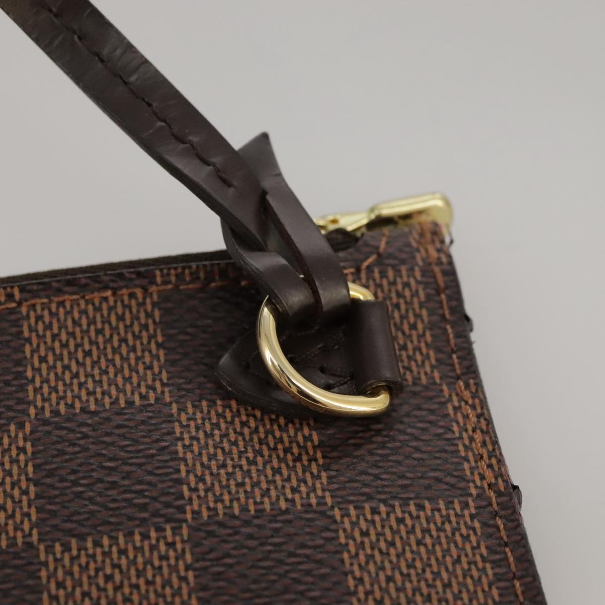 LOUIS VUITTON Damier Ebene Neverfull PM Tote Bag N51109 LV Auth 103236