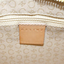 CELINE C Macadam Canvas Shoulder Bag Yellow Auth 103245-18