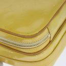 LOUIS VUITTON Monogram Vernis Wooster Shoulder Bag Yellow M91075 LV Auth 103247-15