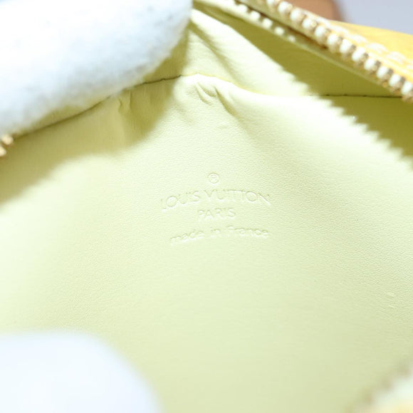 LOUIS VUITTON Monogram Vernis Wooster Shoulder Bag Yellow M91075 LV Auth 103247