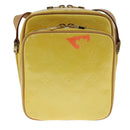 LOUIS VUITTON Monogram Vernis Wooster Shoulder Bag Yellow M91075 LV Auth 103247-13