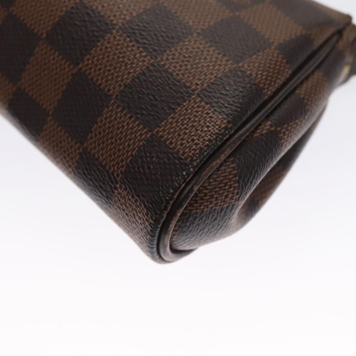 LOUIS VUITTON Damier Ebene Eva Shoulder Bag 2way N55213 LV Auth 103258