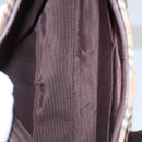 BURBERRY Nova Check Hand Bag Canvas Black Beige Auth 103259-10