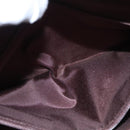 BURBERRY Nova Check Hand Bag Canvas Black Beige Auth 103259-16