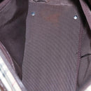 BURBERRY Nova Check Hand Bag Canvas Beige Auth 103267-11