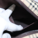 BURBERRY Nova Check Hand Bag Canvas Beige Auth 103267-23