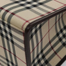 BURBERRY Nova Check Hand Bag Canvas 2way Beige Auth 103269-14
