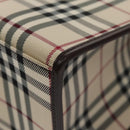 BURBERRY Nova Check Hand Bag Canvas 2way Beige Auth 103269-15