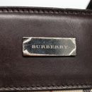 BURBERRY Nova Check Hand Bag Canvas 2way Beige Auth 103269-10