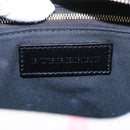 BURBERRY Nova Check Hand Bag Canvas 2way Beige Black Auth 103293AV-19