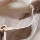 BURBERRY Shoulder Bag Canvas Leather Beige Cream Silver Auth 103299-24