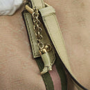 GUCCI GG Canvas Hand Bag Pink Cream Gold 139261 Auth 103310-10