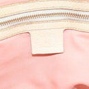GUCCI GG Canvas Hand Bag Pink Cream Gold 139261 Auth 103310-17