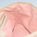 GUCCI GG Canvas Hand Bag Pink Cream Gold 139261 Auth 103310-18