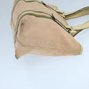 GUCCI GG Canvas Hand Bag Pink Cream Gold 139261 Auth 103310-3