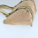 GUCCI GG Canvas Hand Bag Pink Cream Gold 139261 Auth 103310-4