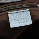GUCCI GG Canvas Sherry Line Shoulder Bag Beige Blue Silver 131230 Auth 103323-18