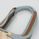 GUCCI GG Canvas Sherry Line Shoulder Bag Beige Blue Silver 131230 Auth 103323-8