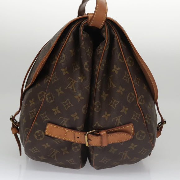 LOUIS VUITTON Monogram Saumur 43 Shoulder Bag M42252 LV Auth 103351