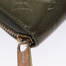 LOUIS VUITTON Monogram Vernis Zippy Wallet Veil Bronze M93723 LV Auth 103361-15