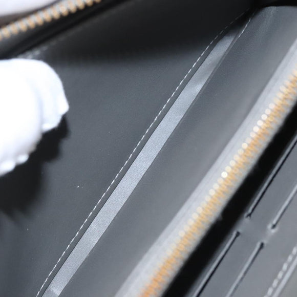 LOUIS VUITTON Monogram Vernis Zippy Wallet Veil Bronze M93723 LV Auth 103361